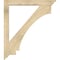 Ekena Millwork Imperial Traditional Rough Sawn Bracket w/ Offset Brace, Douglas Fir, 6"W x 42"D x 48"H BKT0604X42X48IMP01RDF - alternate 4